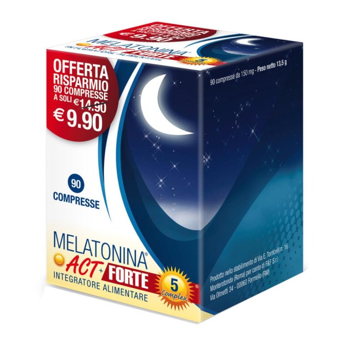 Melatonina Act 1 Mg +Forte 5Complex 90 Compresse