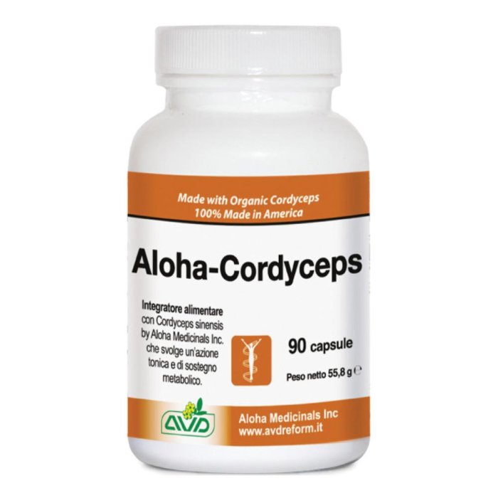 Aloha Cordyceps 90 Capsule Flacone 55,8 G