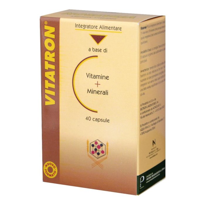 Vitatron 40 capsule integratore a base di vitamine e minerali