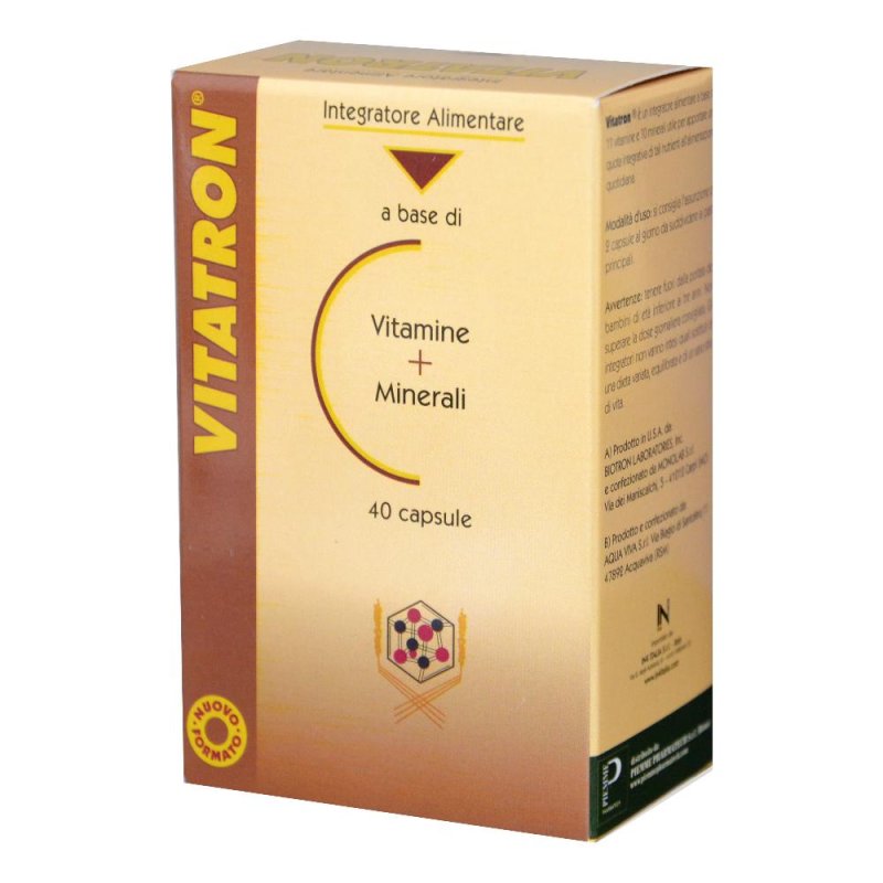 Vitatron 40 capsule integratore a base di vitamine e minerali