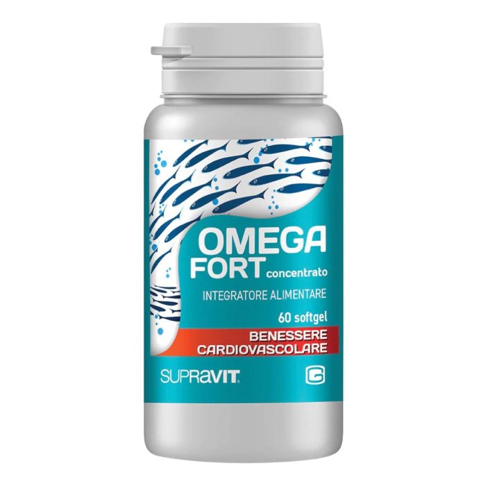 Supravit OmegaFort Concentrato Integratore Alimentare 60 Softgel