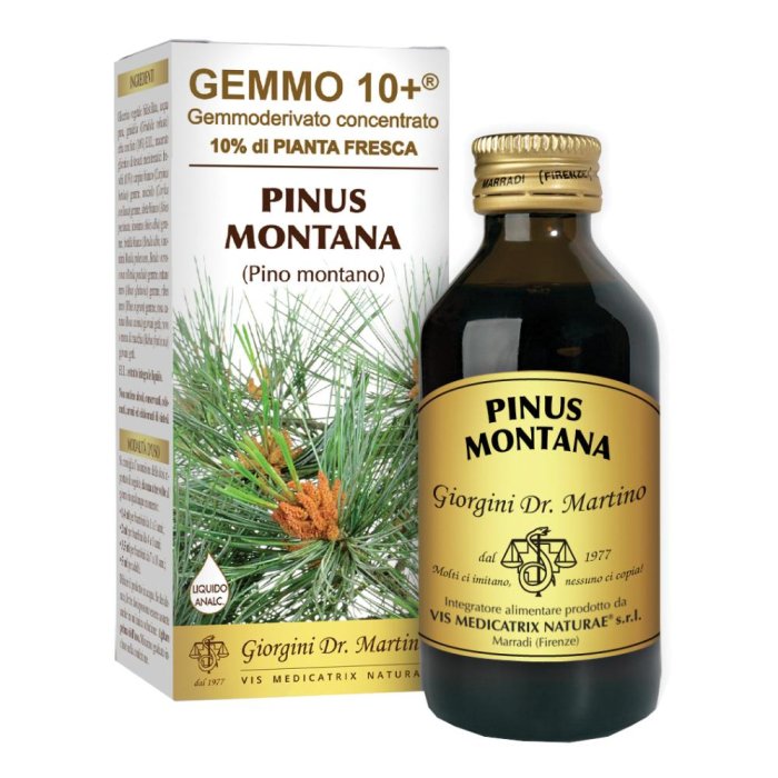 Pino mont tintura madre 100 ml analcolica - gocce di pino montano analcoliche