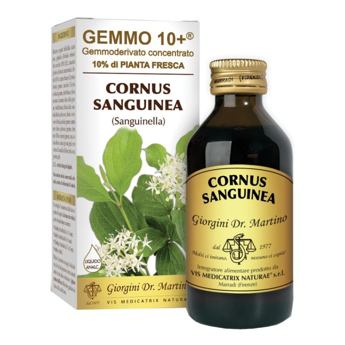 Sanguinella 100 ml analcolico gemmoderivato 10+ - macerato glicerico analcolico di sanguinella