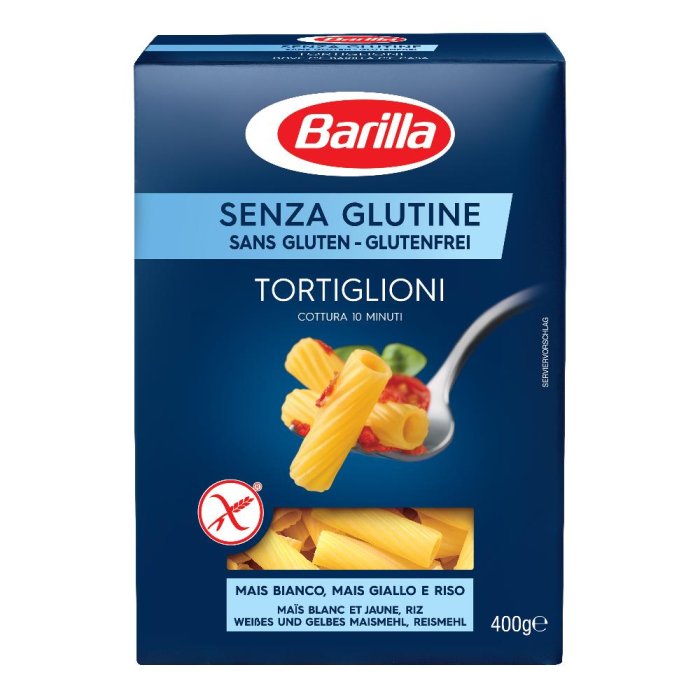 Barilla - Tortiglioni Senza Glutine Confezione 400 Gr