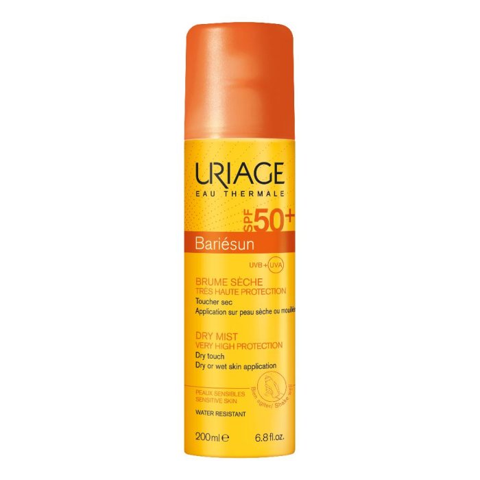 Uriage Bariesun olio solare secco SPF 50+ 200 ml protezione molto alta per corpo e capelli