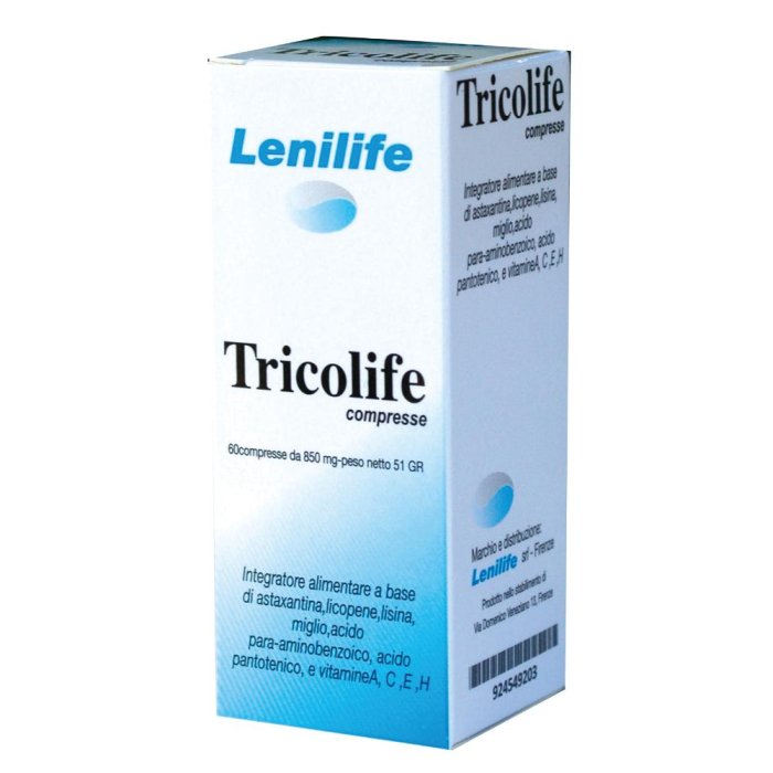 Tricolife 60 compresse - integratore per capelli e unghie
