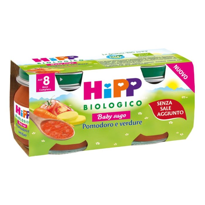 HiPP Sugo Pomodoro E Verdure 2 Pezzi da 80 g