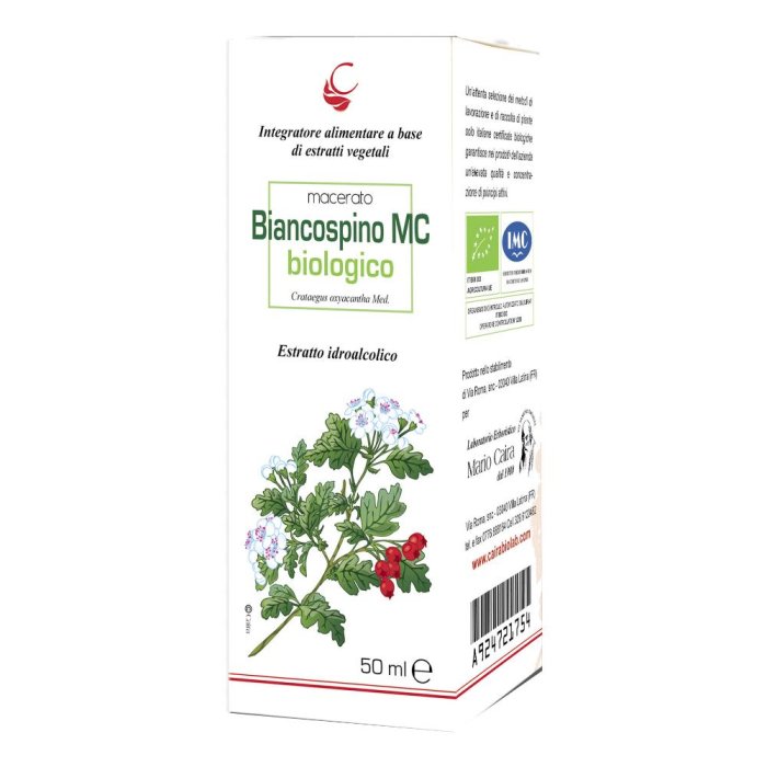 Caira Biancospino Macerato Idroalcolico BIO Gocce 50 ml