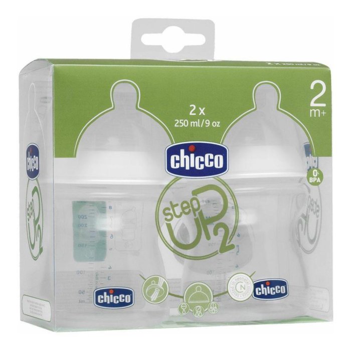 Chicco Biberon Stepup 2m+ 250 ml Flusso Medio