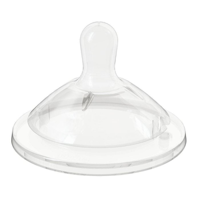 Chicco Natural Feeling - Tettarella in Silicone 6M+ Flusso Veloce 2 Pezzi