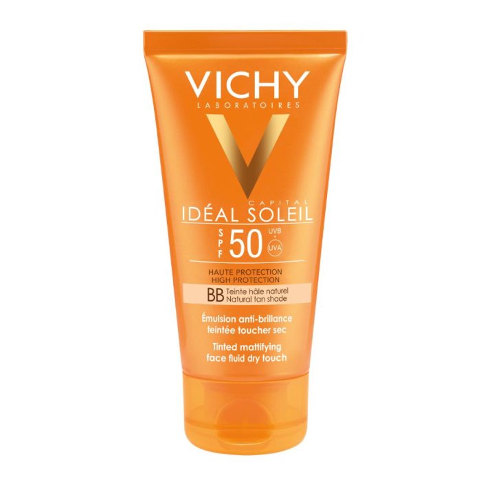 Vichy Ideal Soleil SPF50 Dry Touch BB Cream Emulsione Colorata 50 ml