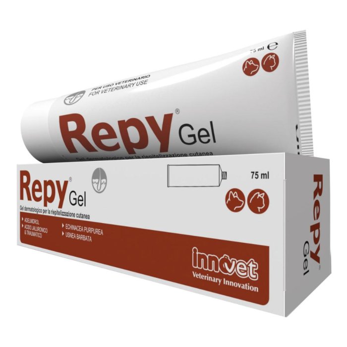 Innovet  Animali Domestici Repy Gel Rigenerante Lenitivo Cani e Gatti 75 ml
