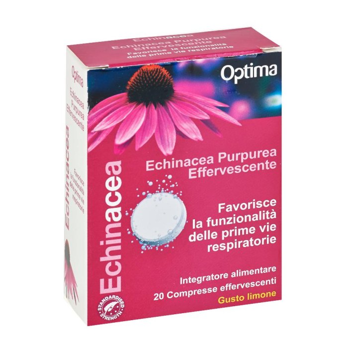 Optima Naturals Echinacea - Echinacea Purpurea Effervescente C 20 Compresse