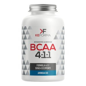 Aminoacidi a catena ramificata bcaa 4:1:1 KE 140 capsule integratore per massa muscolare e recupero post allenamento