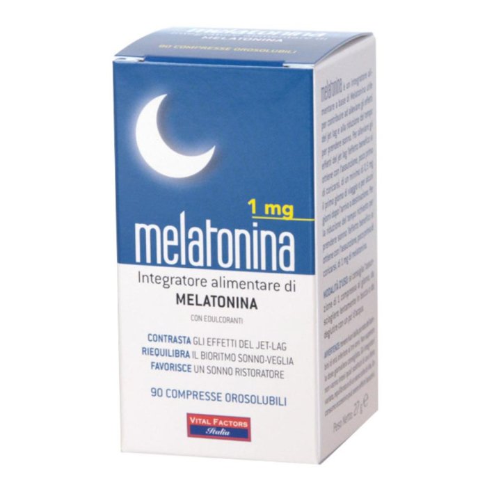 Vital Factors Italia Melatonina 1 Mg 90 Compresse