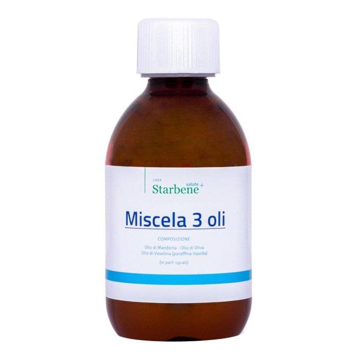 Starbene Salute+ Miscela 3 Oli Vaselina Mandorla Oliva Integratore 250 ml