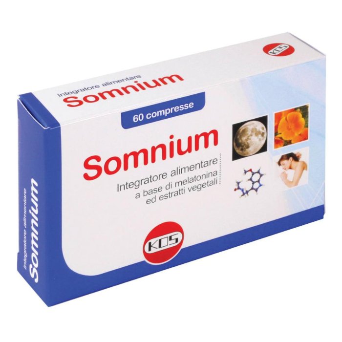 Somnium Kos 60 Compresse Integratore per il Sonno e il Rilassamento Notturno