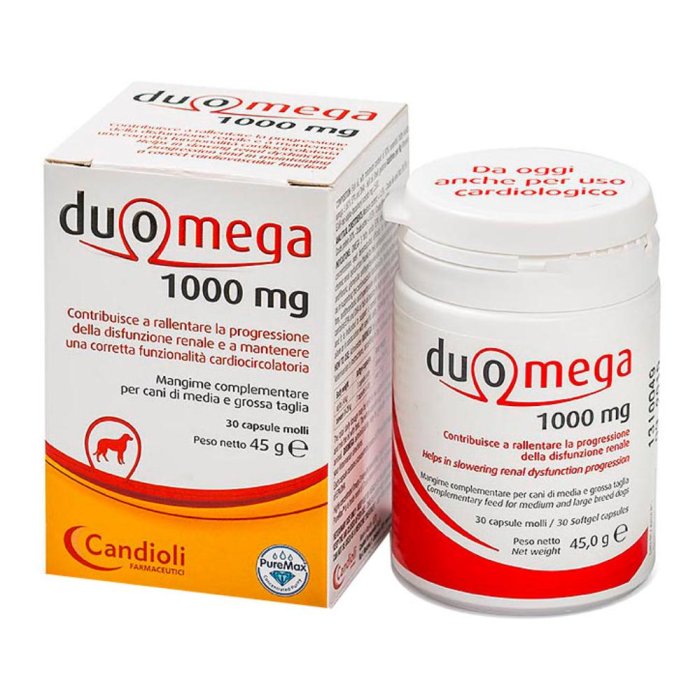 Candioli  Animali Domestici Duomega Gatti Mangime 30 Capsule