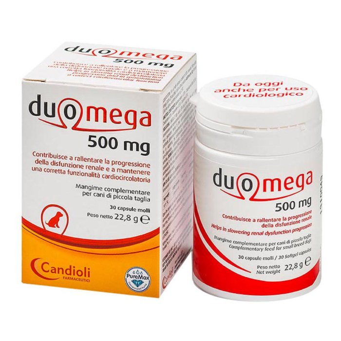 Candioli  Animali Domestici Duomega Cani Piccoli Mangime 30 Capsule