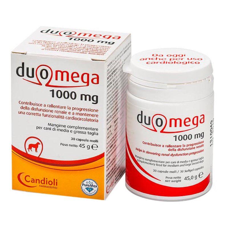 Candioli  Animali Domestici Duomega Cani Grandi Mangime 30 Capsule