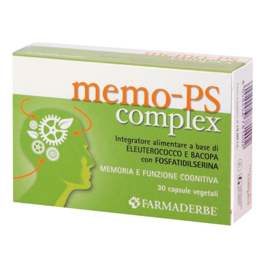 Farmaderbe Memo-Ps Complex Integratore Alimentare 30 Capsule