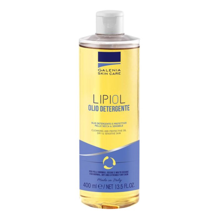 Lipiol olio detergente 400 ml olio da bagno e doccia per pelli secche e sensibili