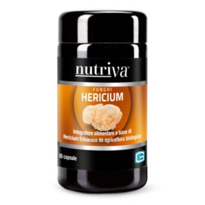 Nutriva Hericium 60 capsule - integratore a base di Hericium erinaceus da agricoltura biologica