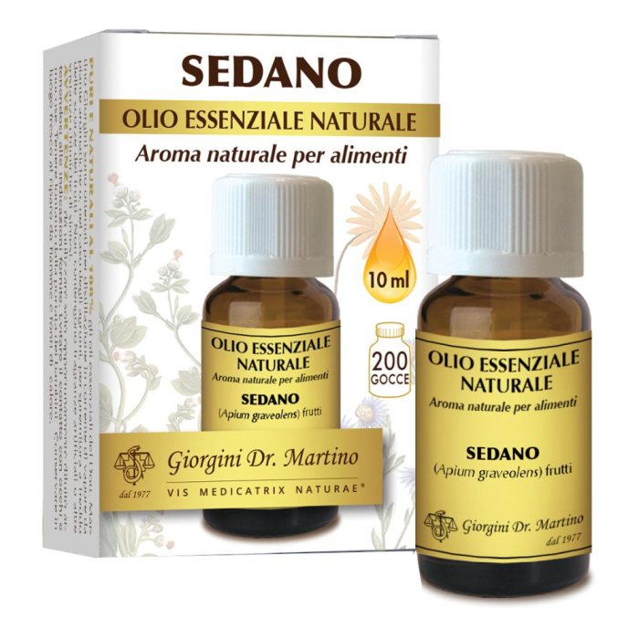 Sedano olio essenziale 10 ml - olio essenziale di sedano per uso aromaterapico