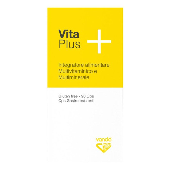 Vitaplus 90 Capsule Integratore Alimentare Multivitaminico per Energia e Benessere Quotidiano