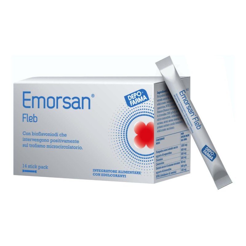 Depofarma Emorsan Fleb 14 Bustine Stick Pack 15 Ml