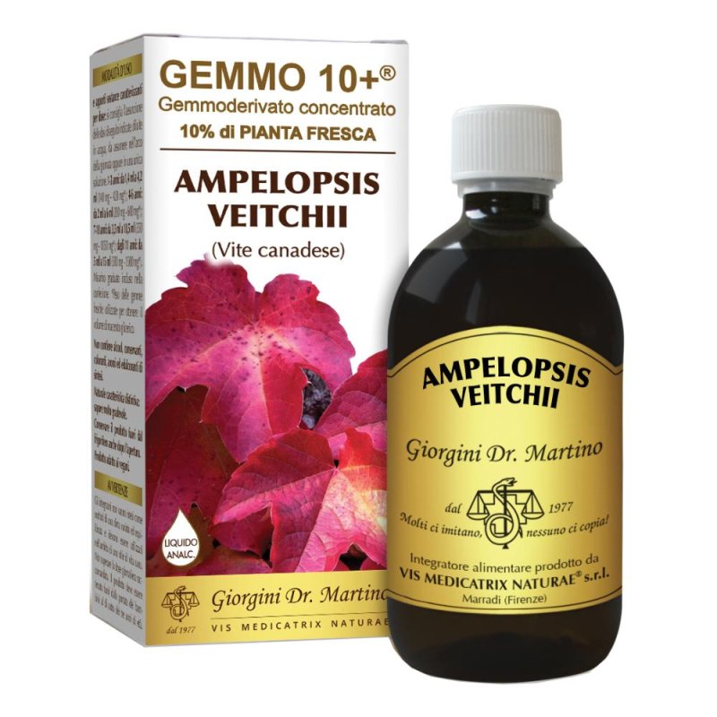 Vite Canadese Liquido 500 ml Gemmoderivato Integratore Naturale in Gocce