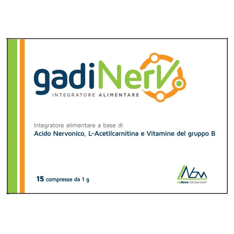 Lanova Farmaceutici Gadinerv 15 Compresse 1g