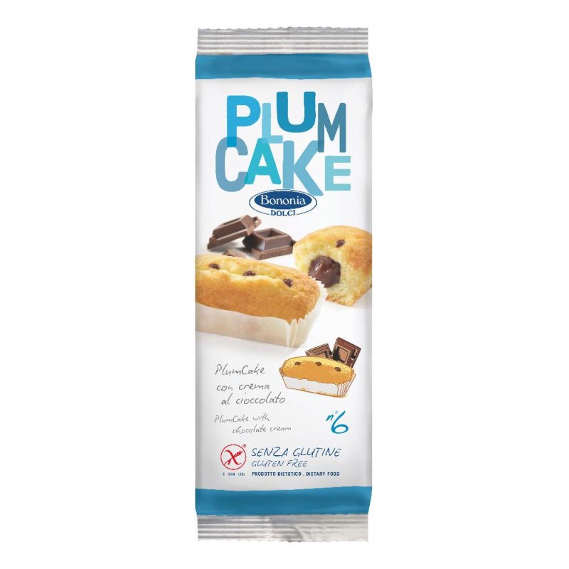 Dino Corsini Bononia Plumcake Crema Cioccolato Senza Glutine 6 Pezzi 270 G