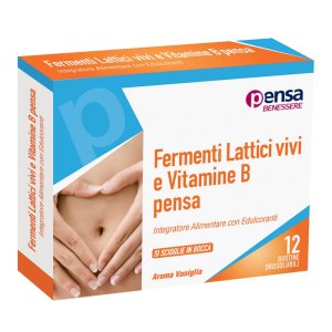 Pensa Pharma Fermenti Lattici Vivi E Vitamine B 12 Vaniglia Bustine Orosolubili