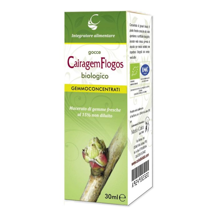 Caira Laboratorio Erboristico Cairagem Flogos Gemmoderivato Bio Gocce 30 Ml