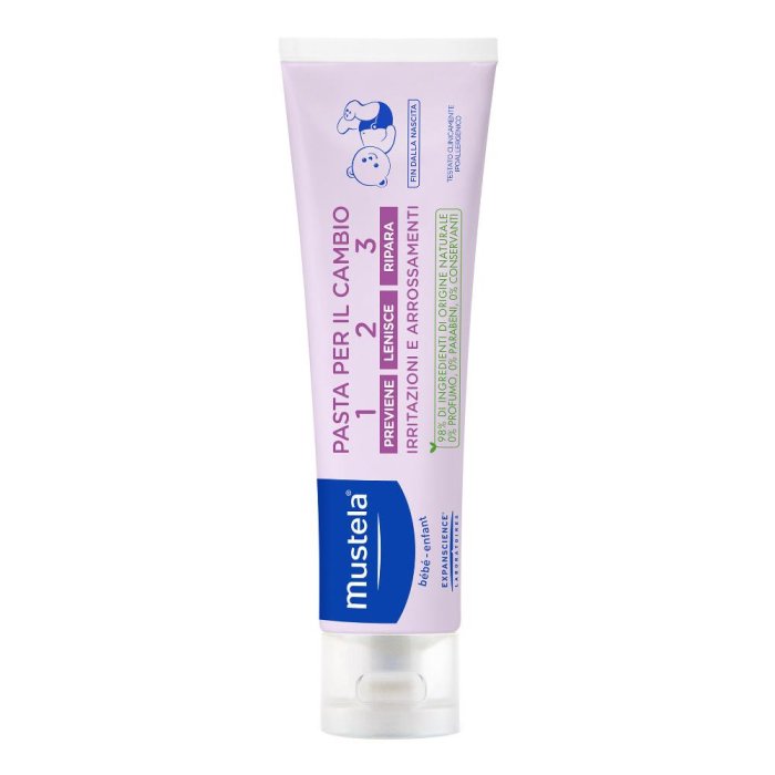 Mustela  Cambio Pannolino Pasta Cambio 123 Lenitiva Protettiva 50 ml