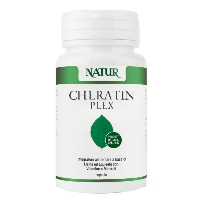 Cheratin Plex Integratore Naturale 90 Capsule per Capelli e Unghie Forti alla Cheratina | Trattamento Rinforzante