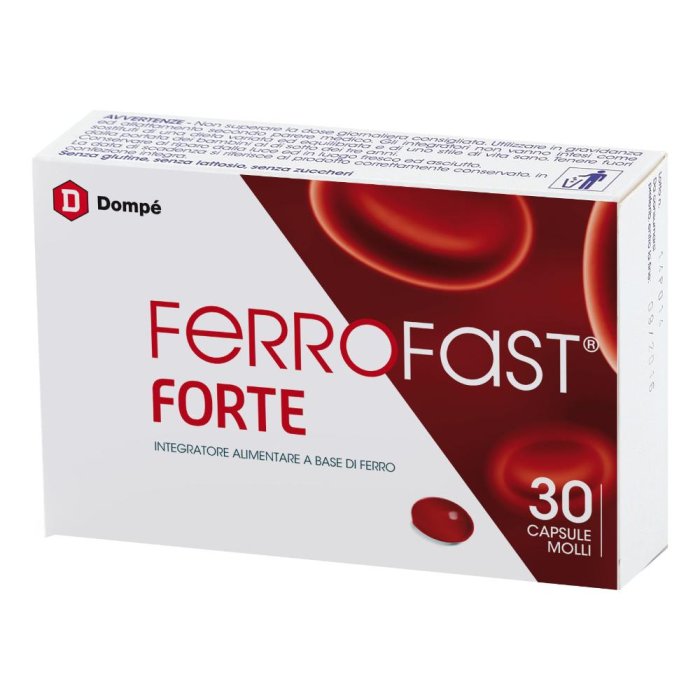 Bracco  Vitamine Minerali Ferrofast Forte Integratore Alimentare 30 Capsule