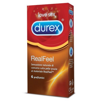 Durex Feeling Contatto RealFeel Confezione con 6 Profilattici Durex Feeling Contatto RealFeel Confezione con 6 Profilattici