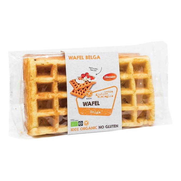 Liberaire waffle belga Bio 280 g - waffle belga biologico pronto da scaldare