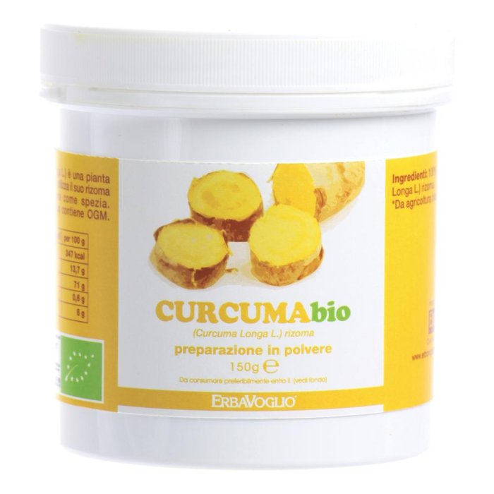 Erbavoglio Production Curcuma Polvere Bio 150 G