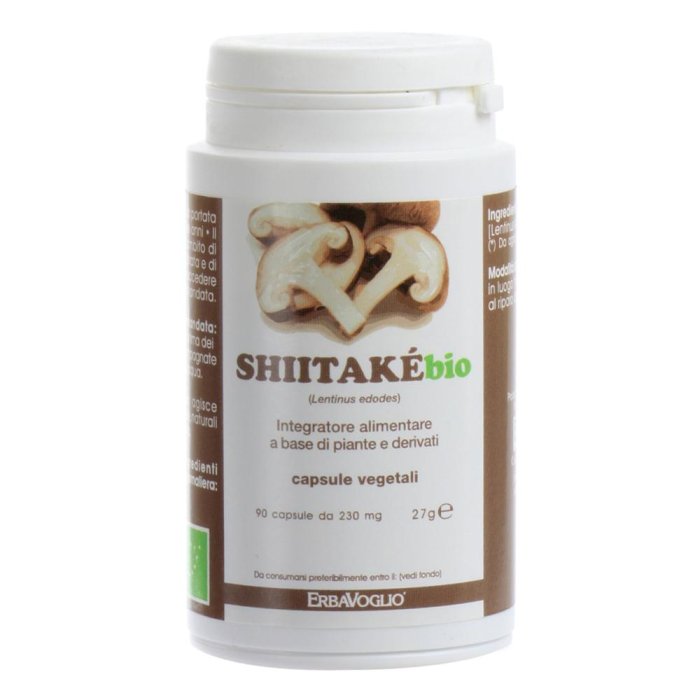 Erbavoglio Production Shiitake' Bio 90 Capsule