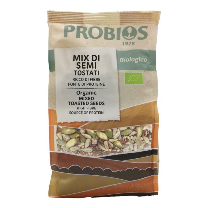 Mix di semi tostati 250 g - mix di semi croccanti per snack, insalate e yogurt