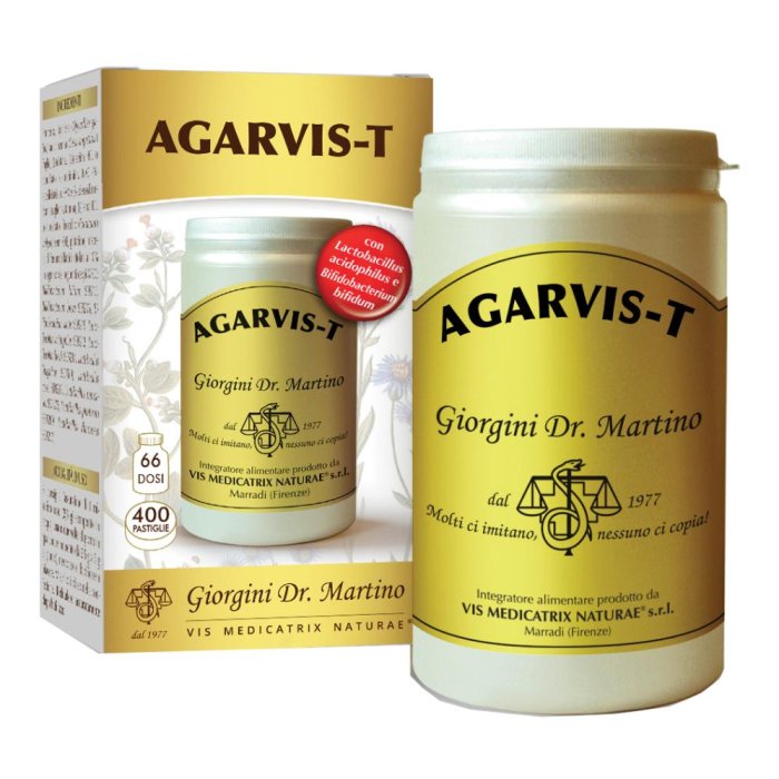 Agarvis-T 200 g 400 pastiglie - integratore a base di agar-agar
