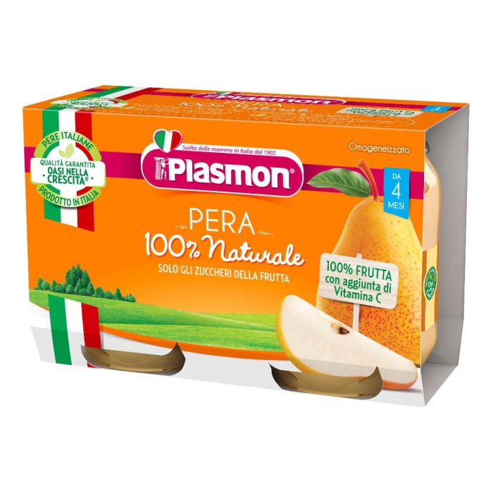 Plasmon Omogeneizzato Pera 104 G 2 Pezzi