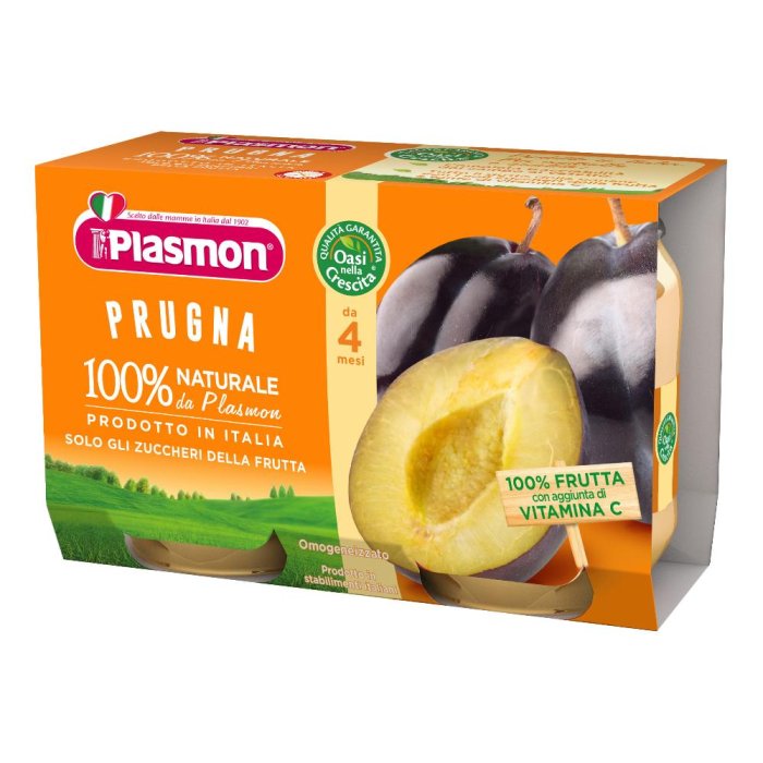 PLASMON OMOG PRUGNA 2X104G