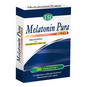 Esi  Sonno e Relax Melatonin Pura Activ 1 mg Integratore 30 Ovalette
