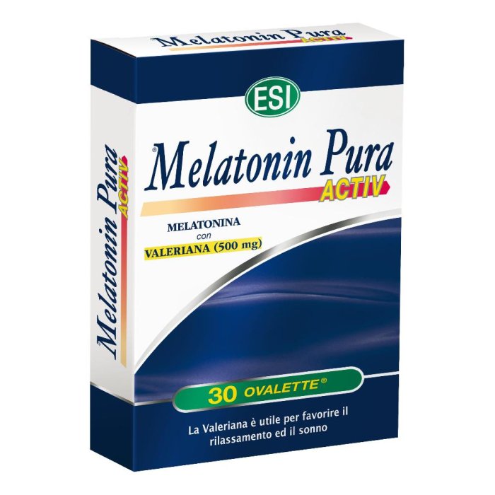 Esi  Sonno e Relax Melatonin Pura Activ 1 mg Integratore 30 Ovalette