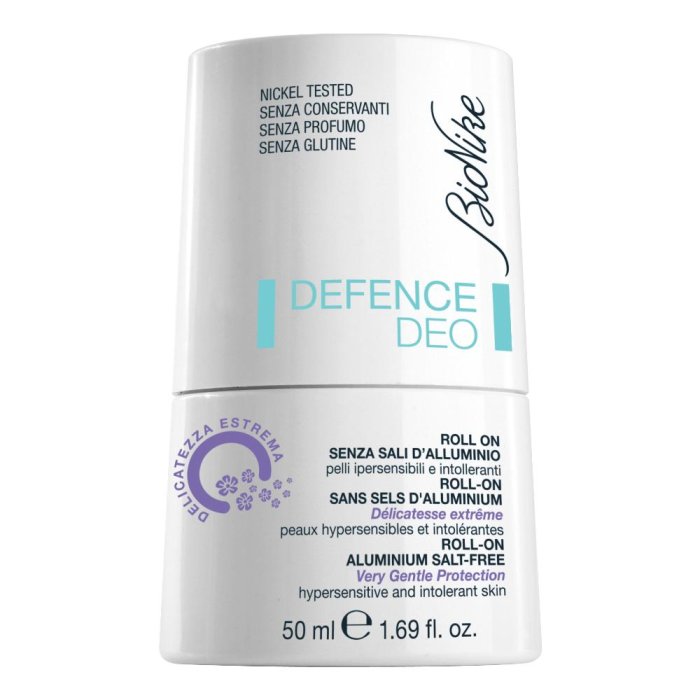 Defence deodorante ultra care roll-on senza sali d'alluminio 50 ml