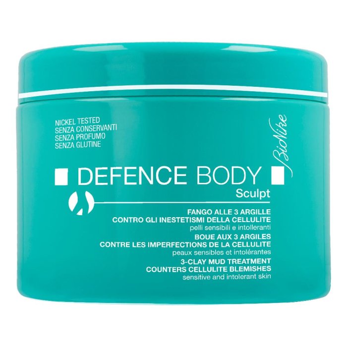 BioNike Defence Body Anticellulite Fango 3 Argille Tonificante 500 g